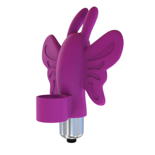 Doigt chinois vibrant papillon violet 